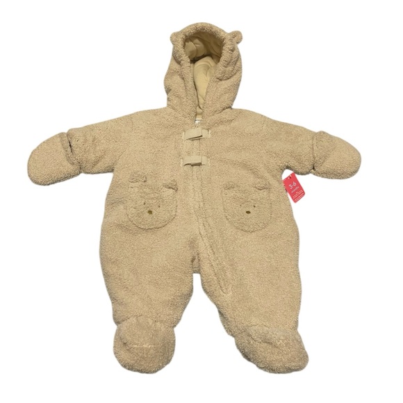 Carter’s Cozy Tan baby boy One Piece Coat NWT - Picture 1 of 9